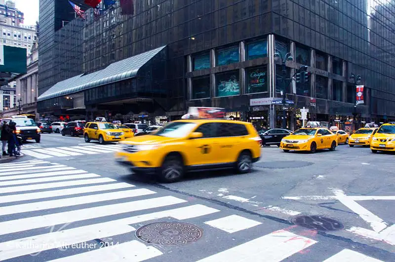 Taxi fahren in New York