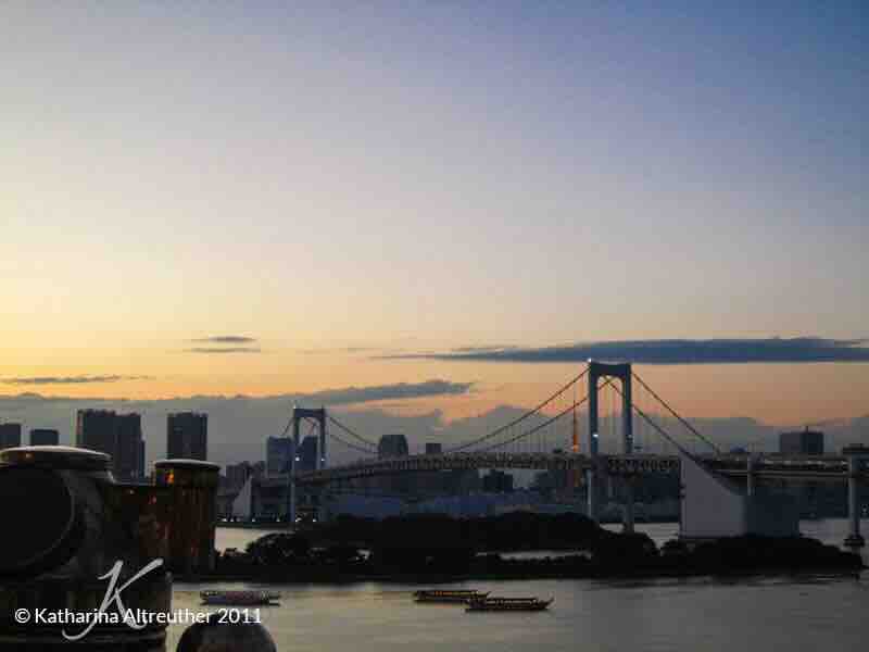 Sonnenuntergang auf Odaiba