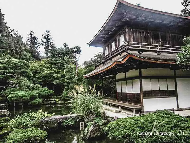 Der Ginkaku-ji in Kyoto