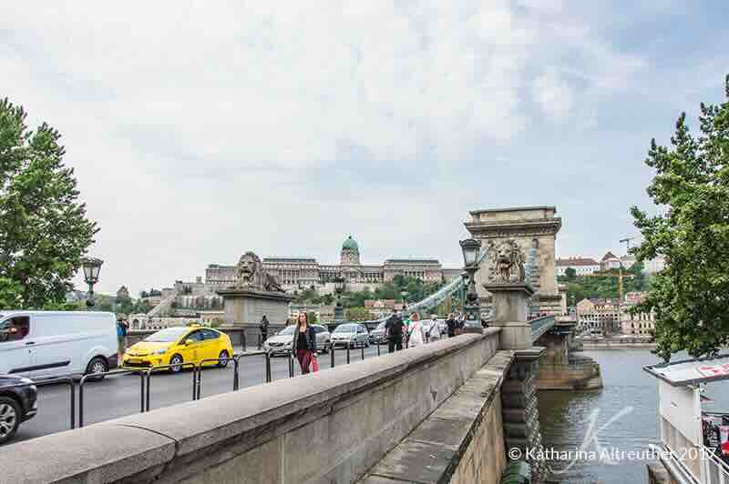 Die Kettenbrücke in Budapest