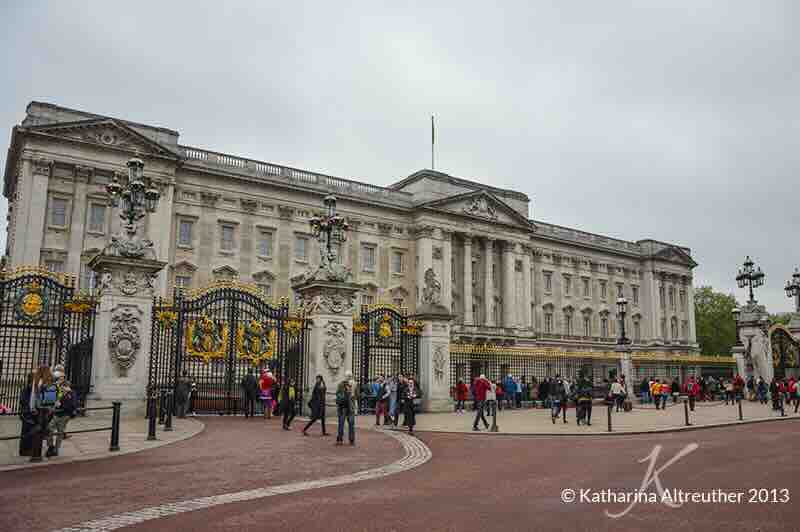 The Buckingham Palace in London