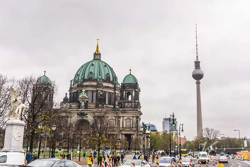 Der Berliner Dom und der Fernsehturm