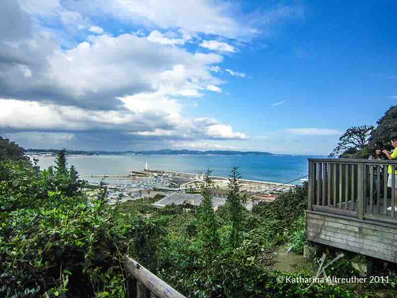Ausblick aufs Meer von Enoshima