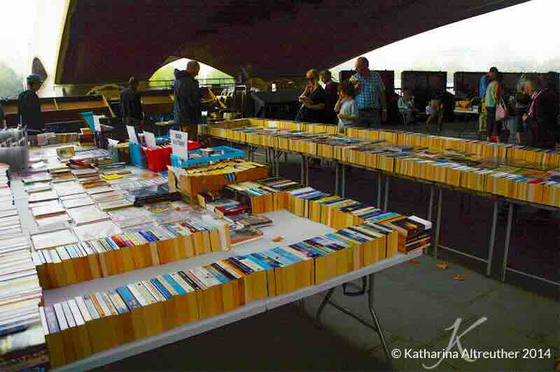 Bücherflohmarkt in Southbank