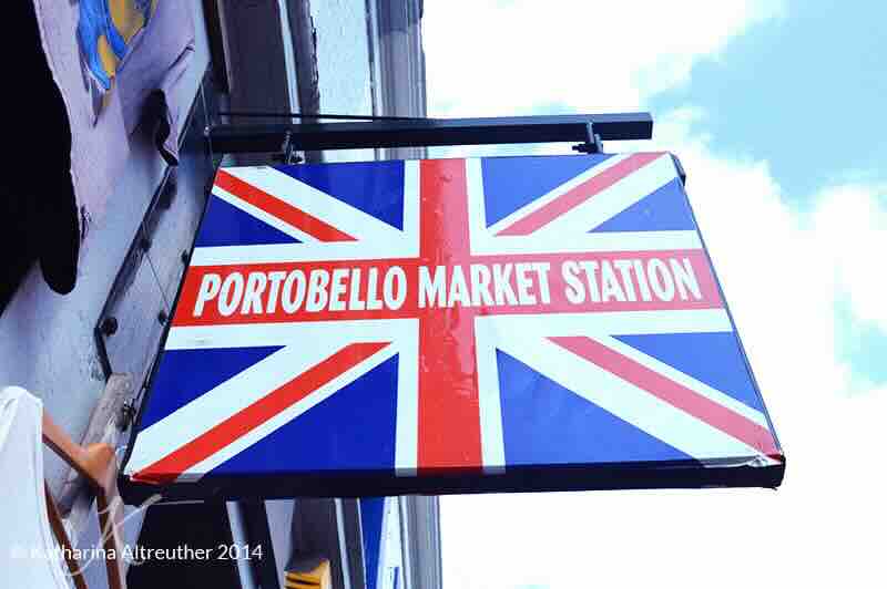 Portobello Road Market in Notting Hill