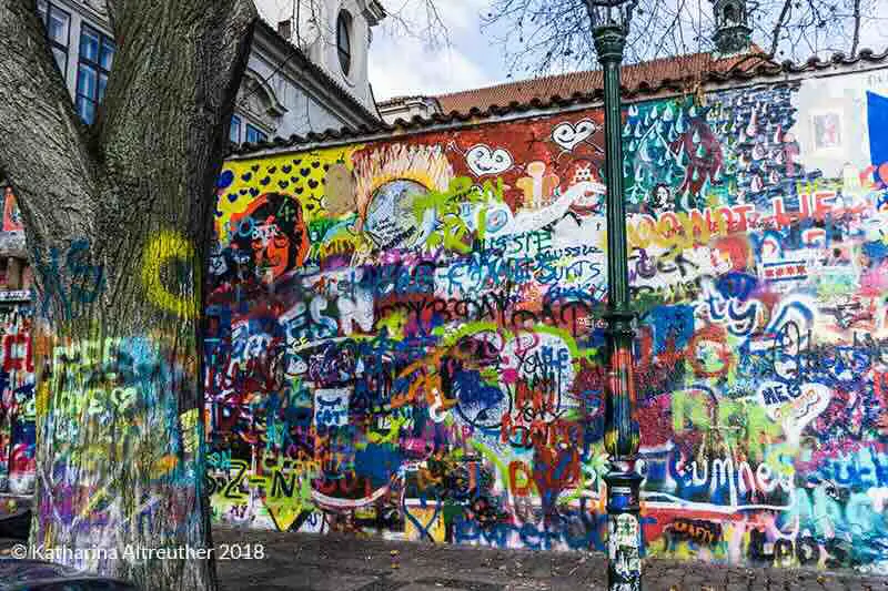 John-Lennon-Mauer in Prag