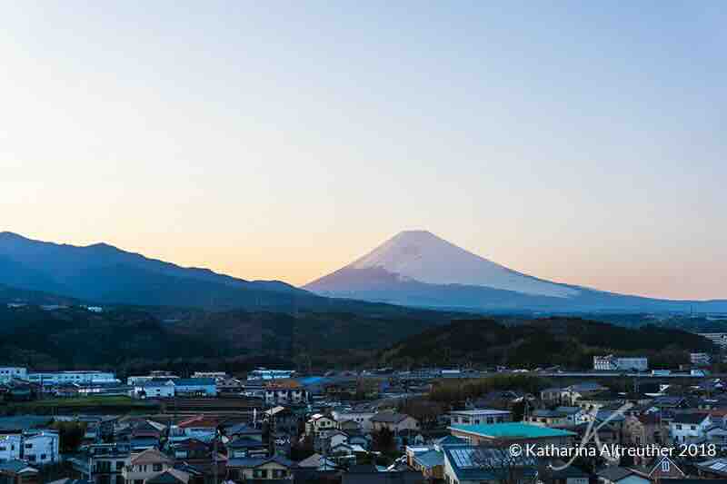 Ausblick auf den Fuji-san