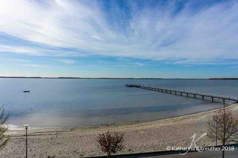 Blick auf das Meer in Rügen Blick auf das Meer in Rügen