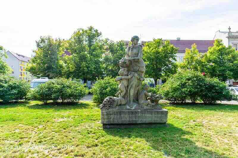 Statue der Göttin Flora in Stettin
