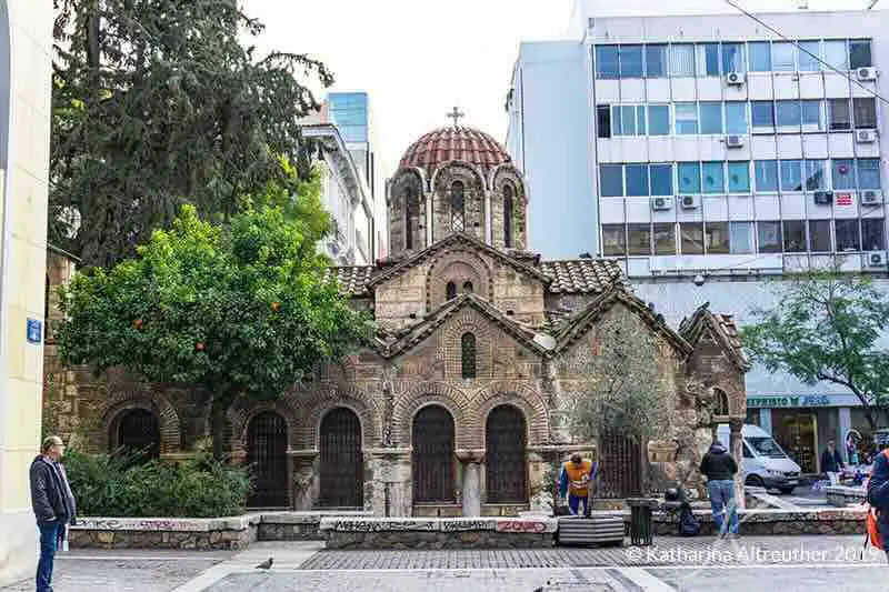 Kapnikarea-Kirche in Monastiraki in Athen