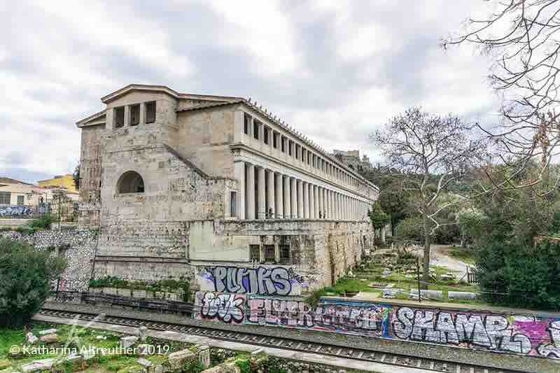 Stoa des Attalos auf der Griechischen Agora in Athen