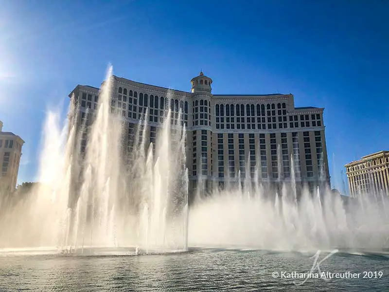 Springbrunnen des Bellagio in Las Vegas