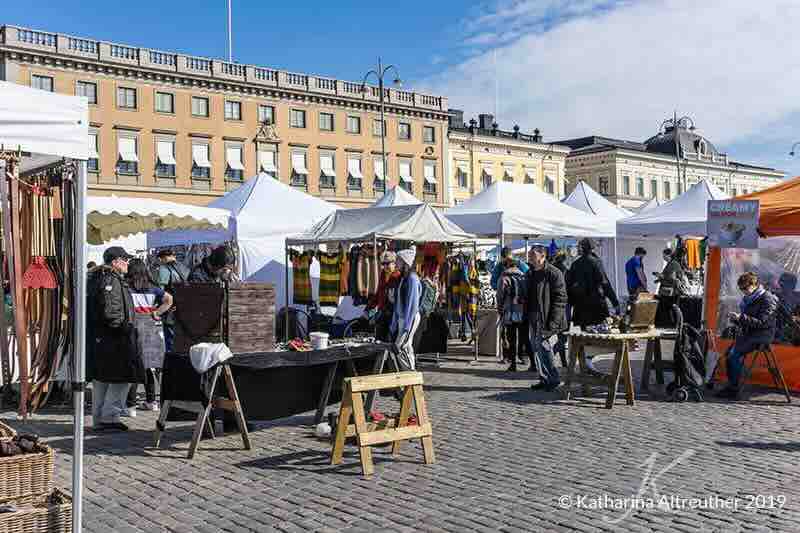 Der Marktplatz von Helsinki