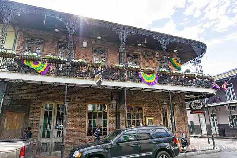 Die bunden Häuser in New Orleans