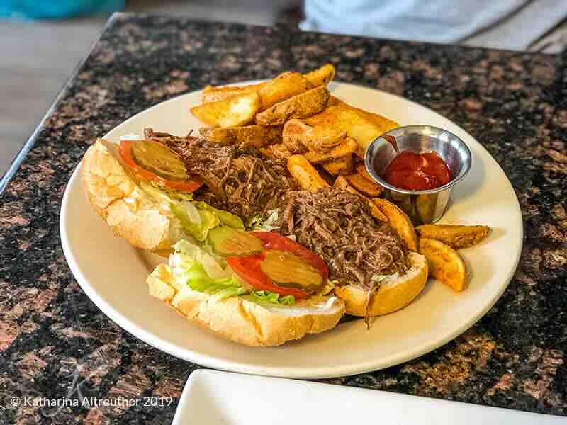 Po'boy in New Orleans