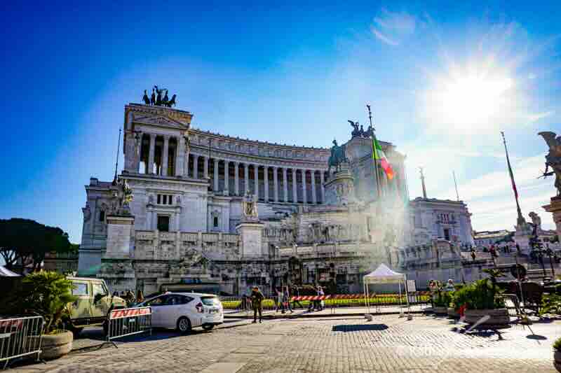 Piazza Venezia & Viktor-Emanuel-Denkmal in Rom
