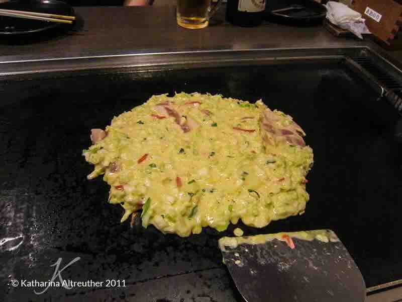 Japanisches Essen: Okonomiyaki