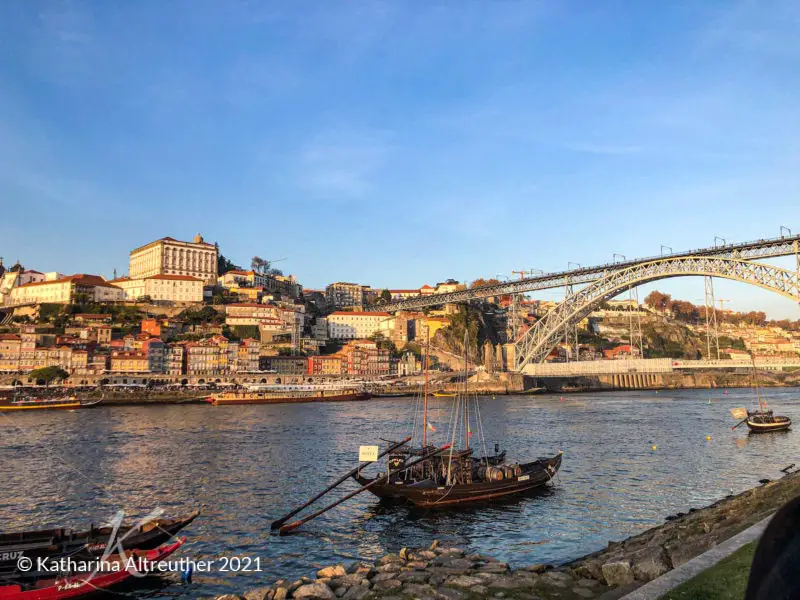 Porto Tipps: Abendstimmung am Douro in Porto