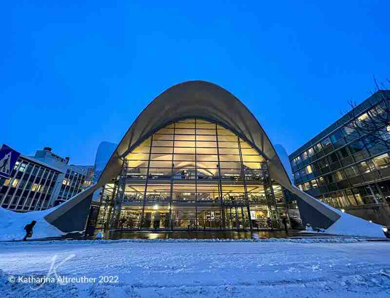 Tromsø in Nordnorwegen – Bibliothek von Tromsø