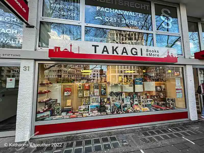 Buchhandlung Takagi in Little Tokyo in Düsseldorf