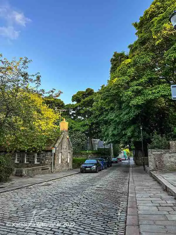 Die Straßen in Old Aberdeen