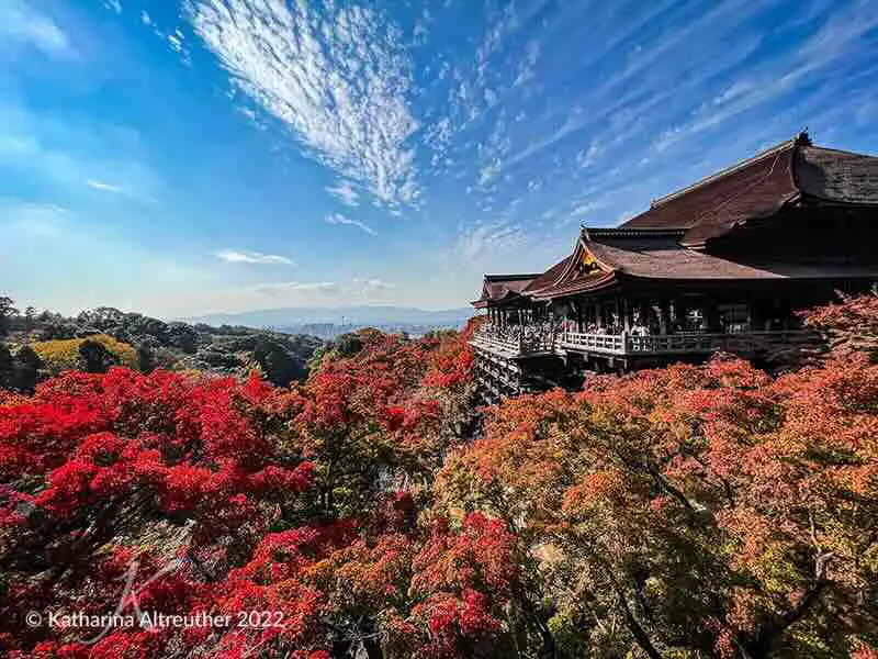 Herbstlaub in Japan – Kiyomizu-dera in Kyoto